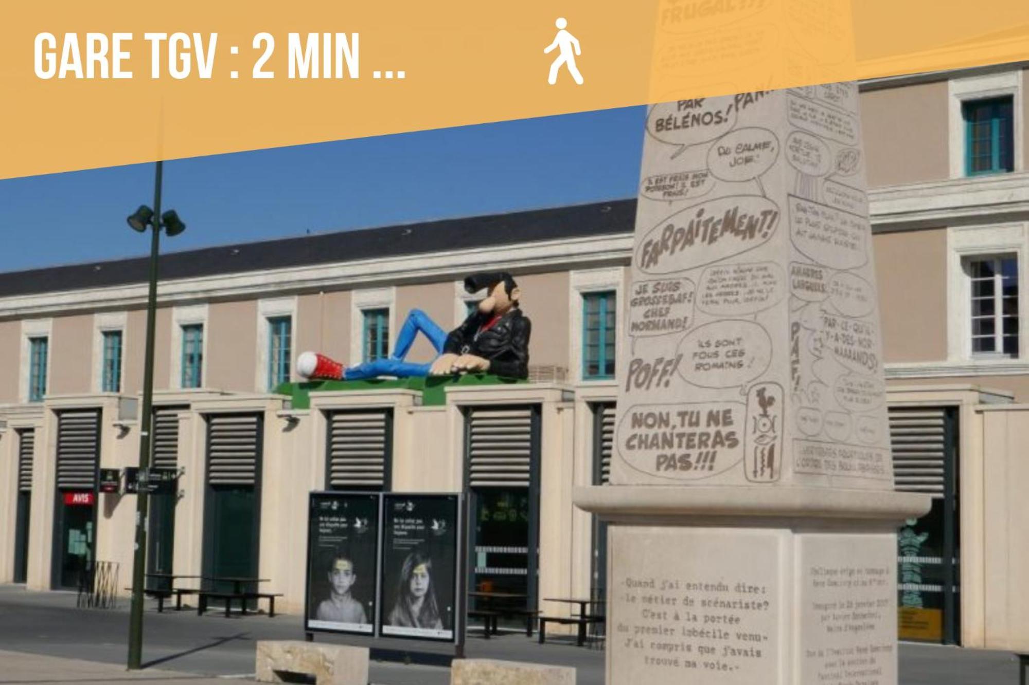 Appart Proche Gare Tgv Angouleme Deco Theme Bande Dessinee 외부 사진